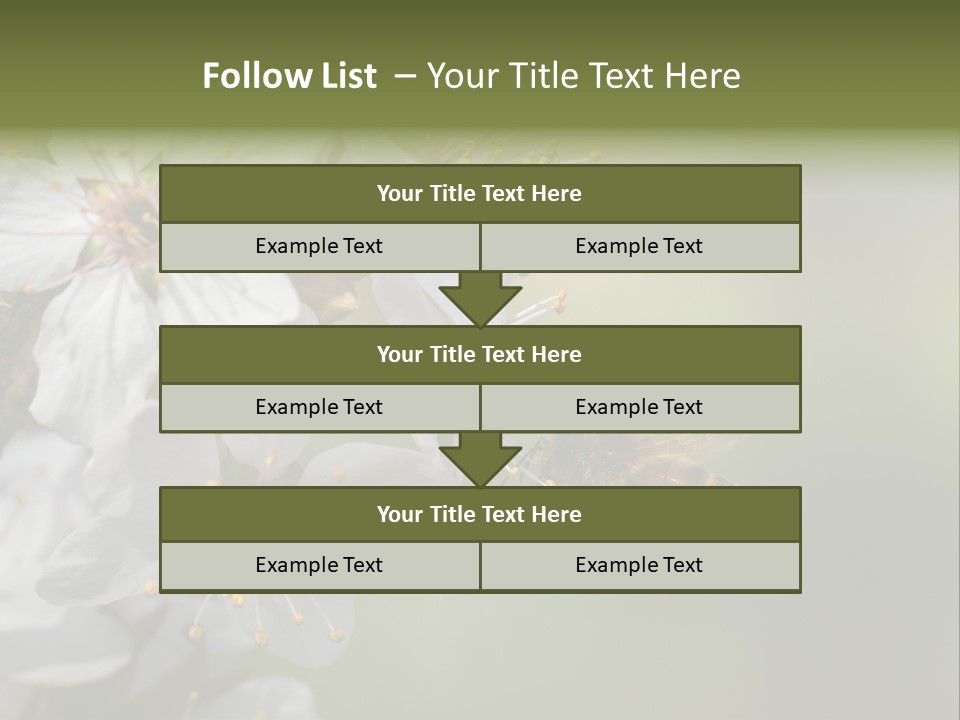 Nature Insect Flight PowerPoint Template