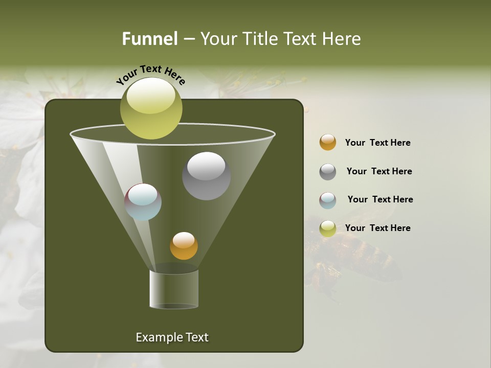 Nature Insect Flight PowerPoint Template