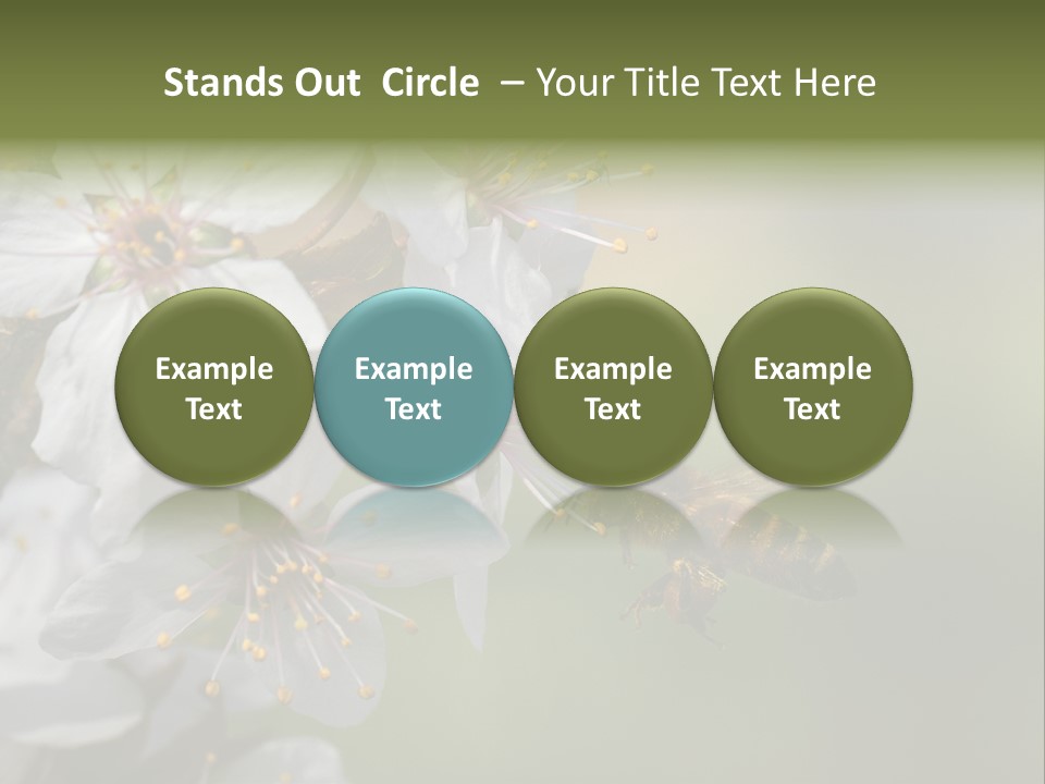 Nature Insect Flight PowerPoint Template