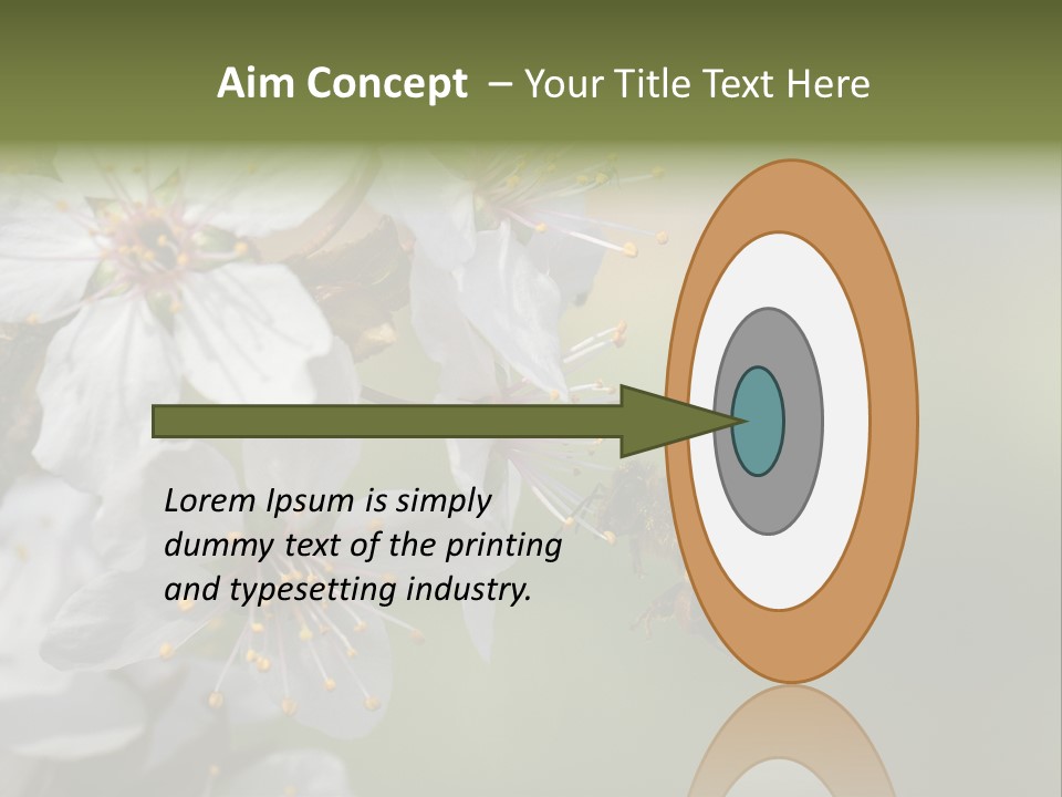 Nature Insect Flight PowerPoint Template