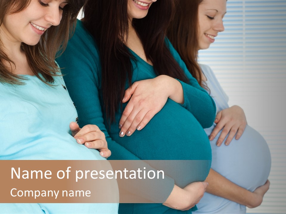 Motherhood Child Standing PowerPoint Template