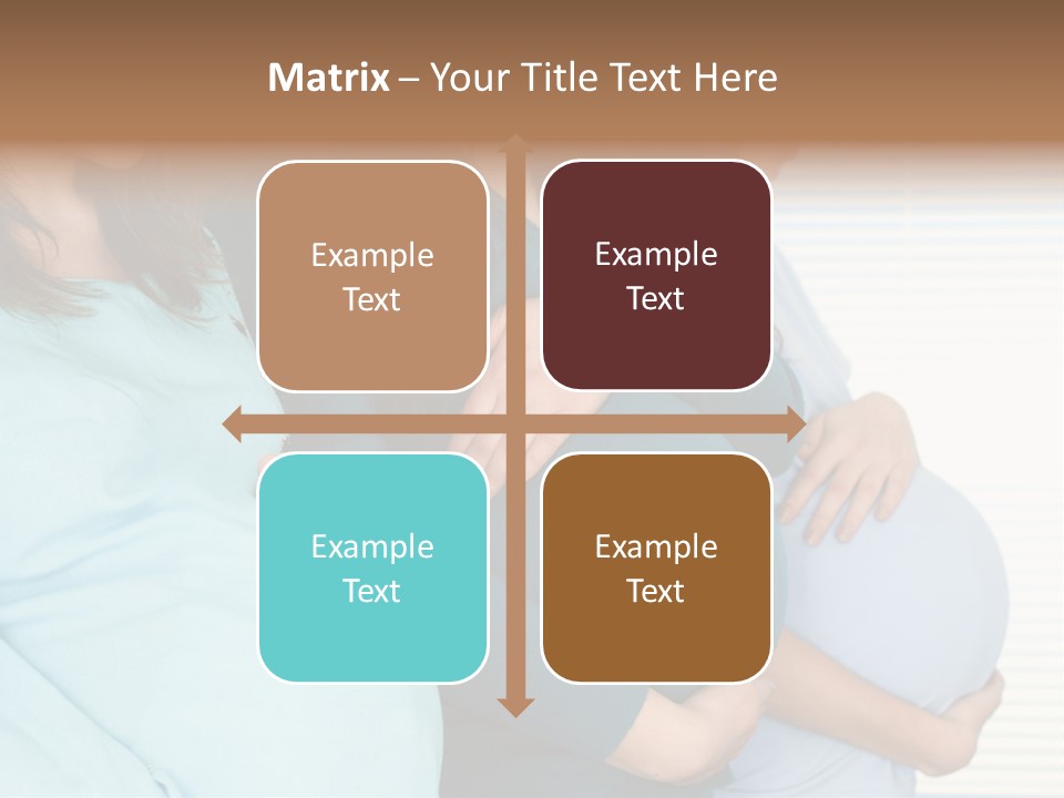 Motherhood Child Standing PowerPoint Template