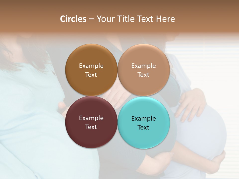 Motherhood Child Standing PowerPoint Template