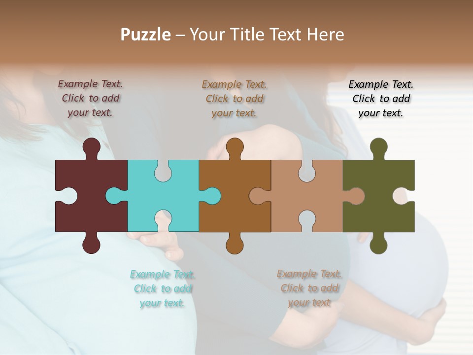 Motherhood Child Standing PowerPoint Template