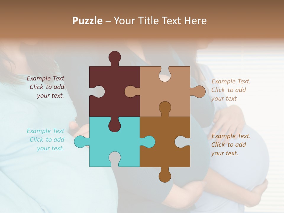 Motherhood Child Standing PowerPoint Template