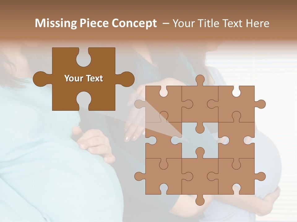 Motherhood Child Standing PowerPoint Template