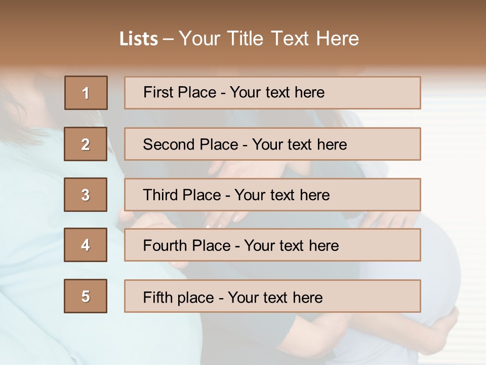 Motherhood Child Standing PowerPoint Template