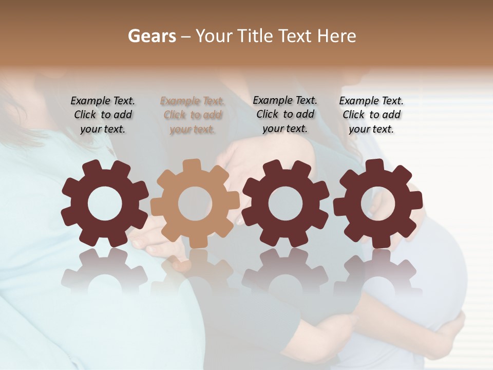 Motherhood Child Standing PowerPoint Template