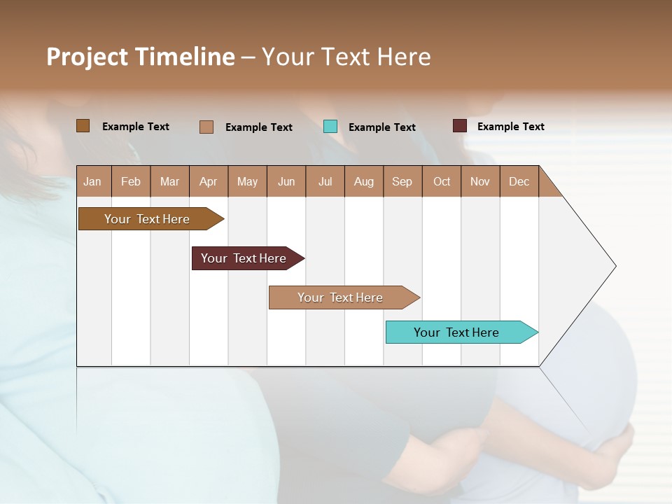 Motherhood Child Standing PowerPoint Template