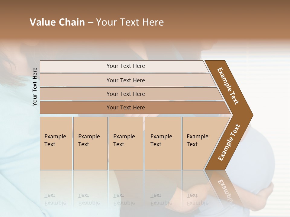 Motherhood Child Standing PowerPoint Template