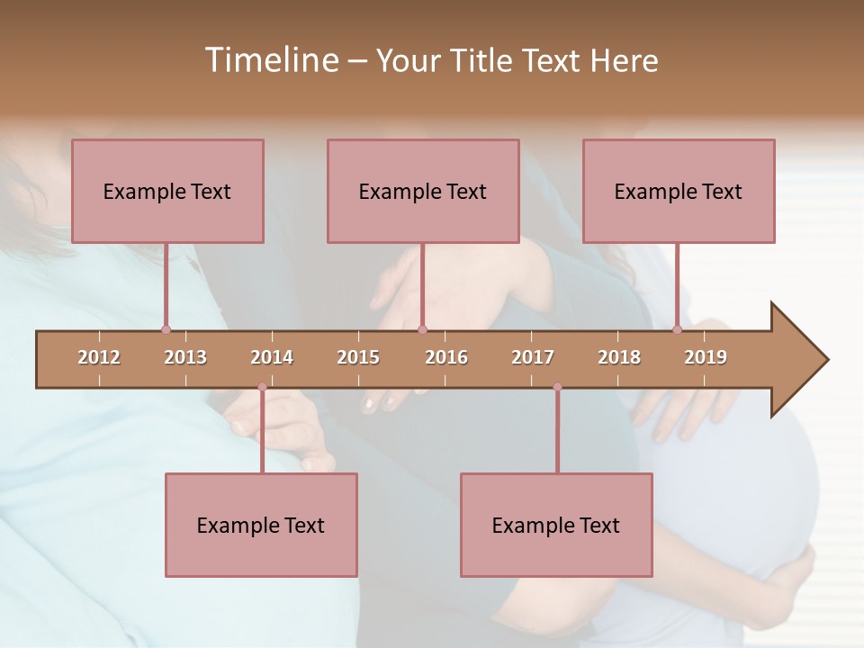 Motherhood Child Standing PowerPoint Template