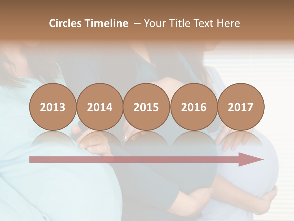 Motherhood Child Standing PowerPoint Template