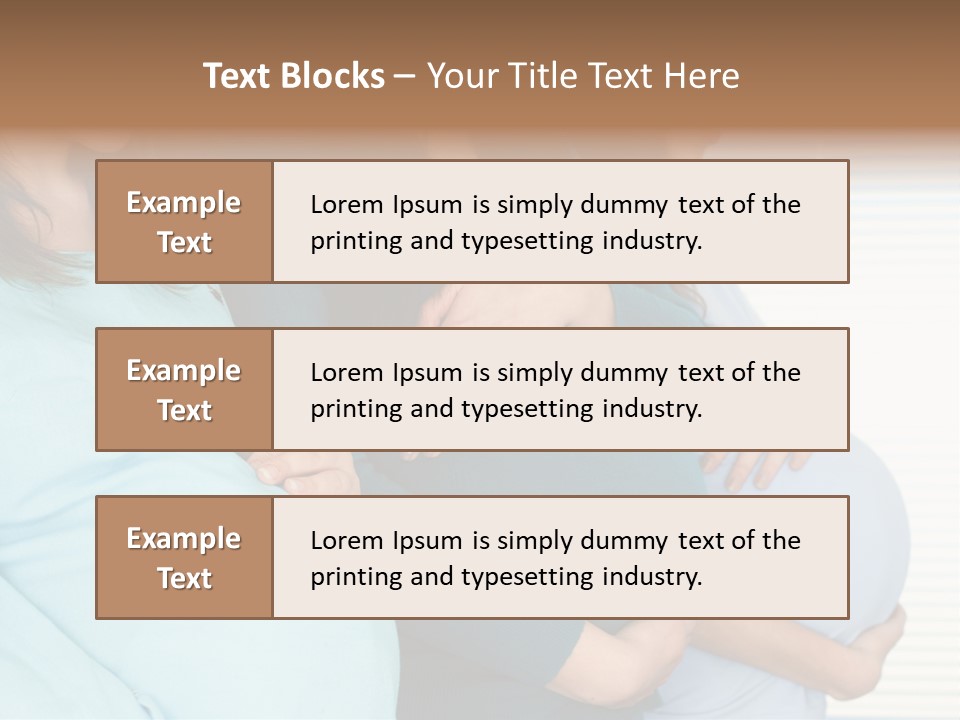 Motherhood Child Standing PowerPoint Template