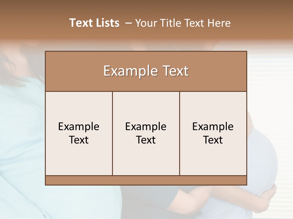 Motherhood Child Standing PowerPoint Template