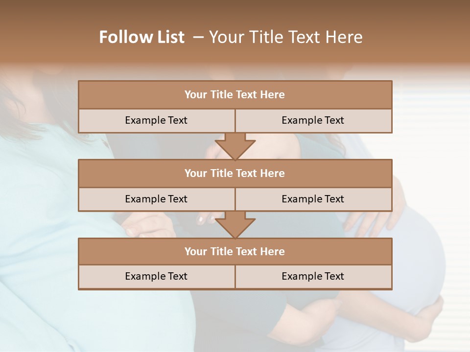 Motherhood Child Standing PowerPoint Template