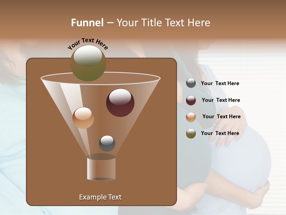 Motherhood Child Standing PowerPoint Template