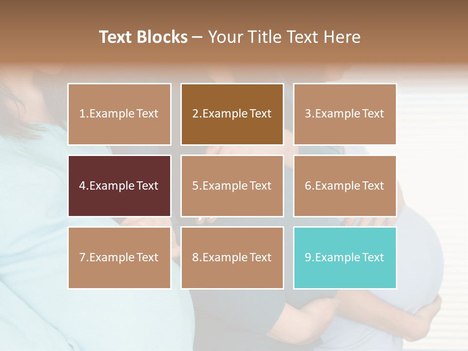 Motherhood Child Standing PowerPoint Template