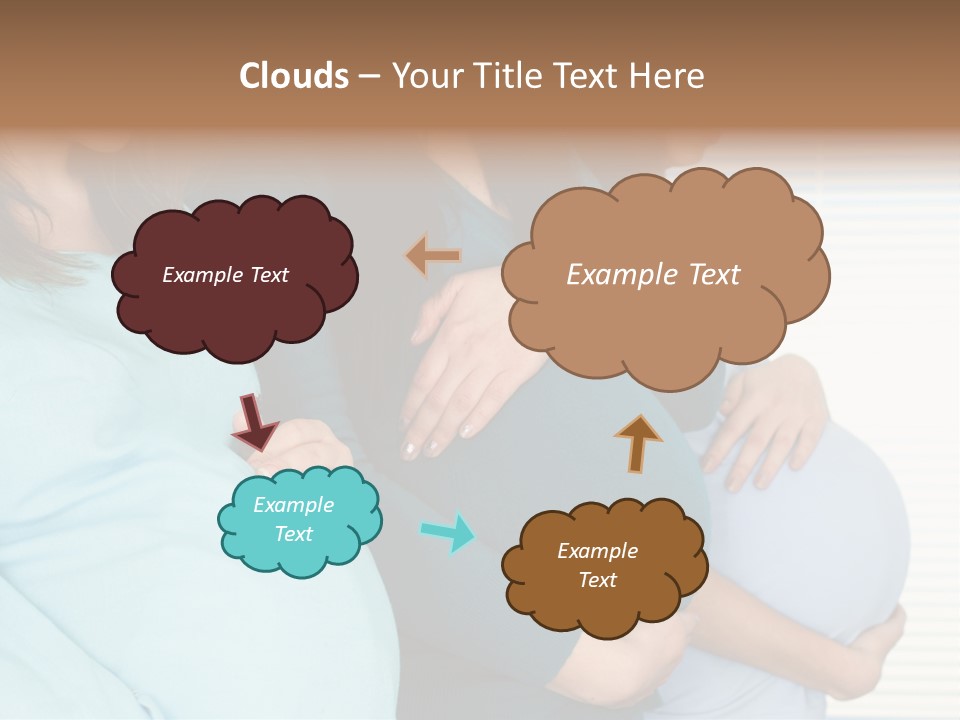 Motherhood Child Standing PowerPoint Template