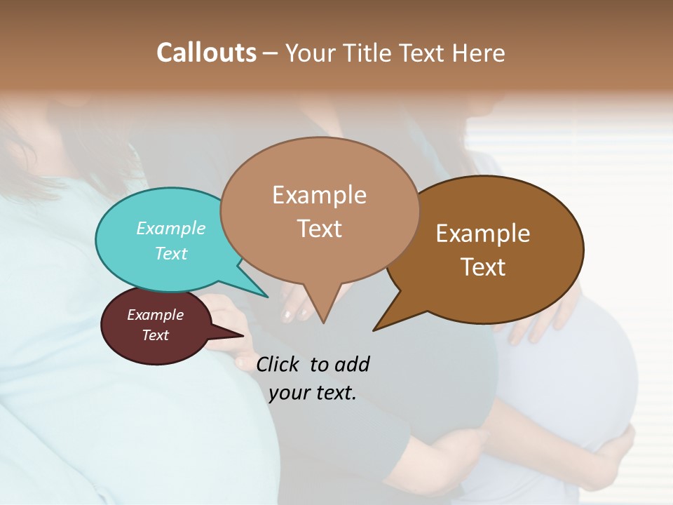 Motherhood Child Standing PowerPoint Template