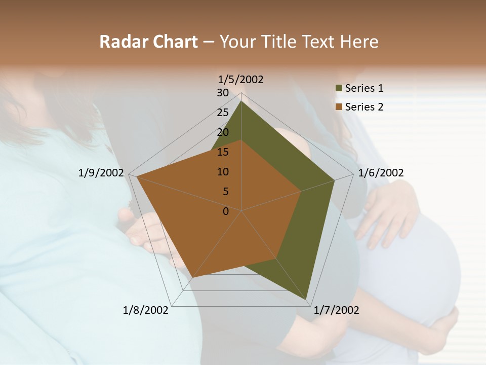 Motherhood Child Standing PowerPoint Template