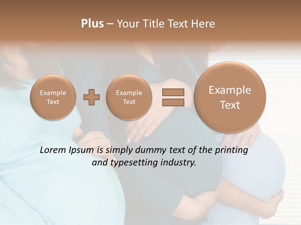 Motherhood Child Standing PowerPoint Template