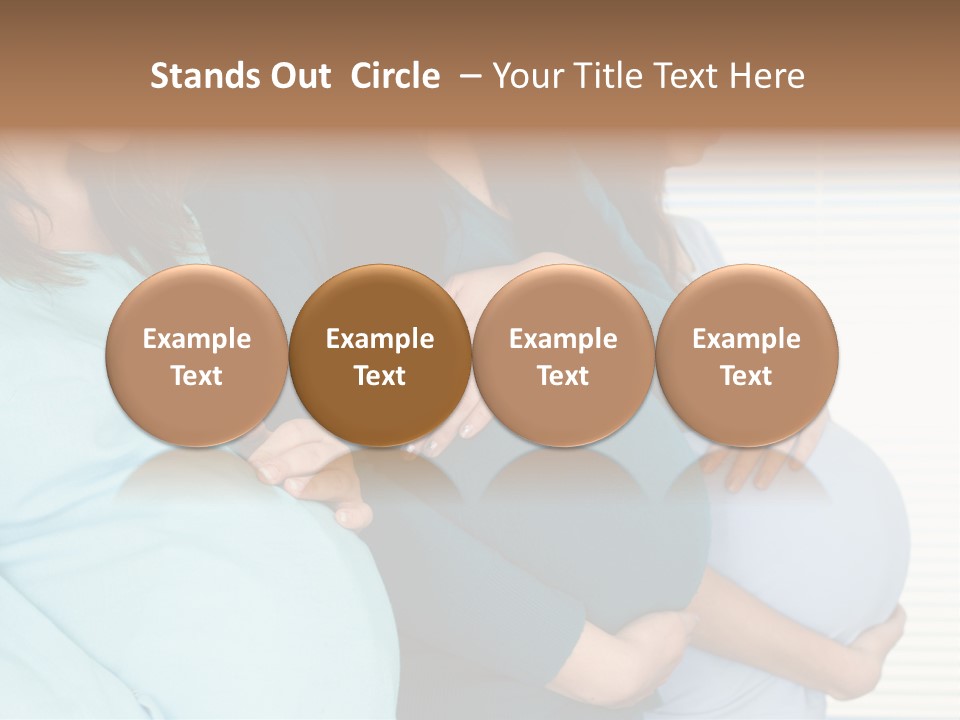 Motherhood Child Standing PowerPoint Template