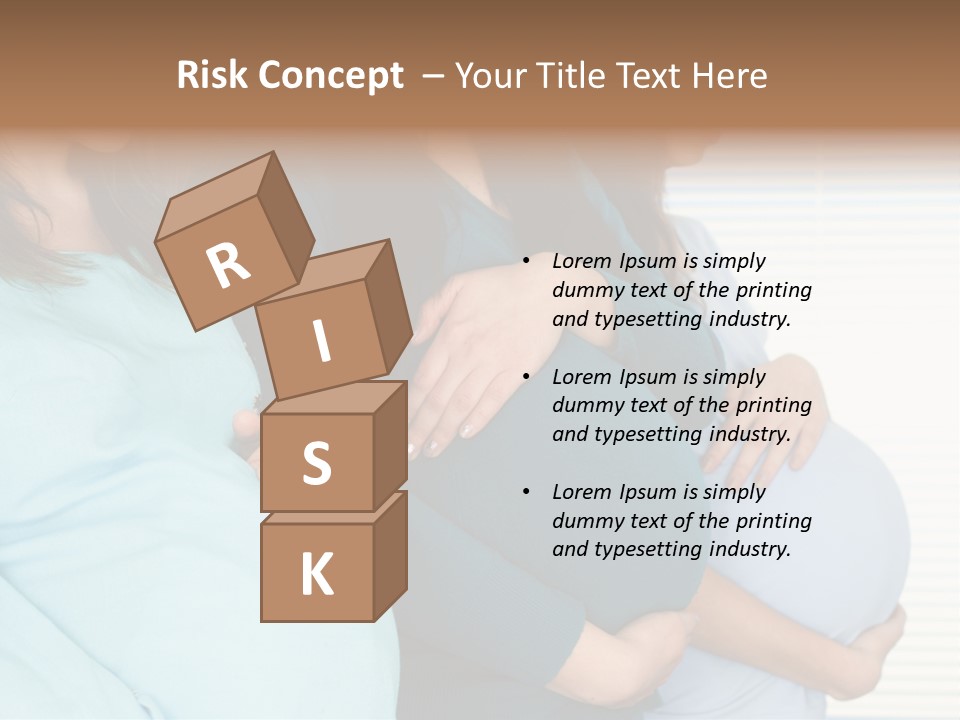 Motherhood Child Standing PowerPoint Template