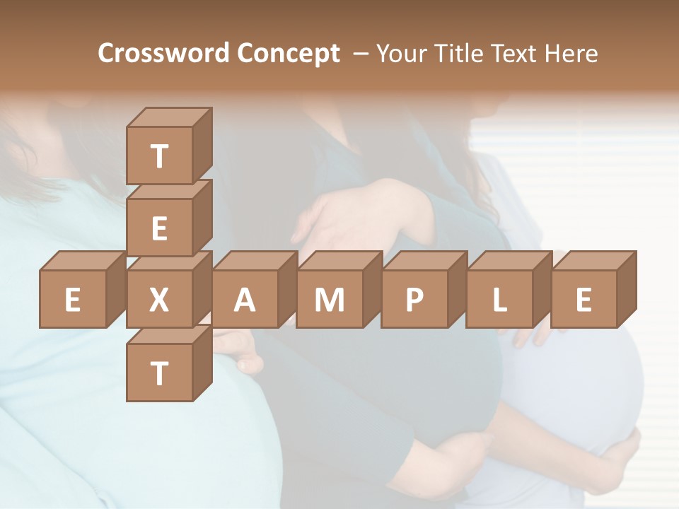 Motherhood Child Standing PowerPoint Template