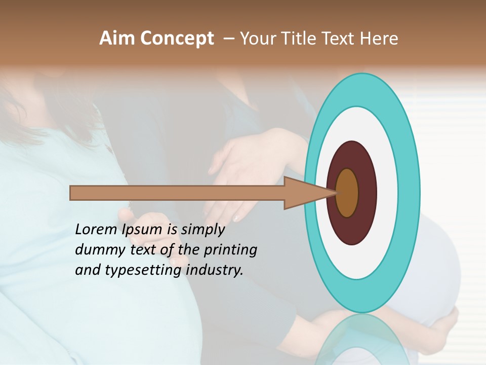 Motherhood Child Standing PowerPoint Template