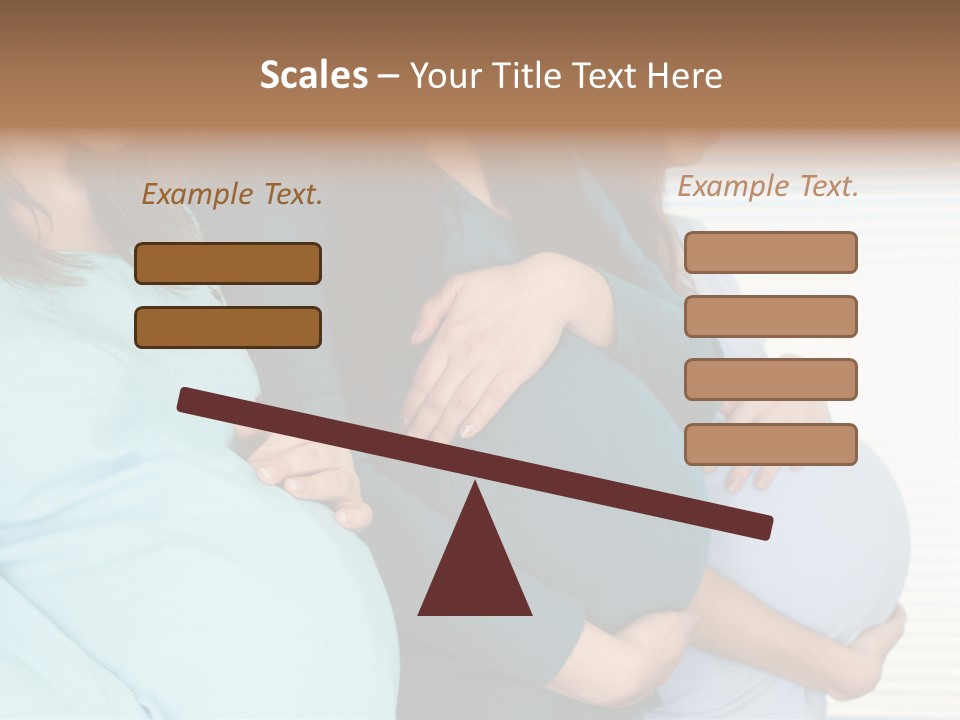 Motherhood Child Standing PowerPoint Template