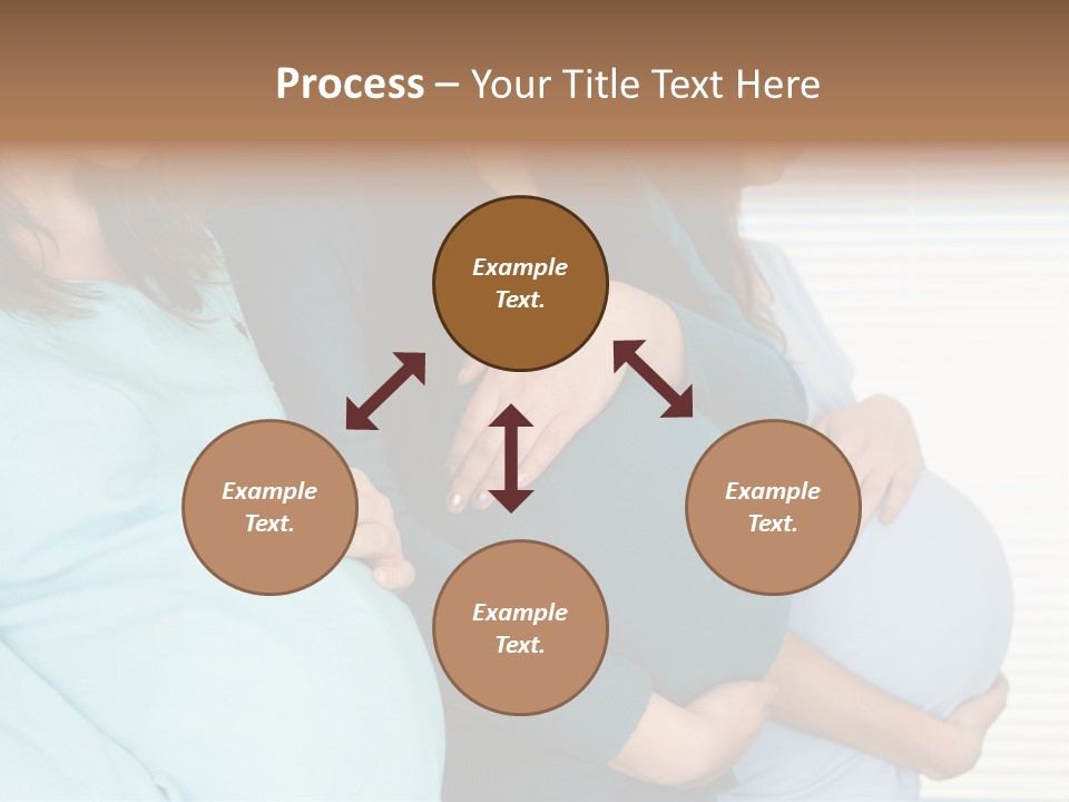 Motherhood Child Standing PowerPoint Template