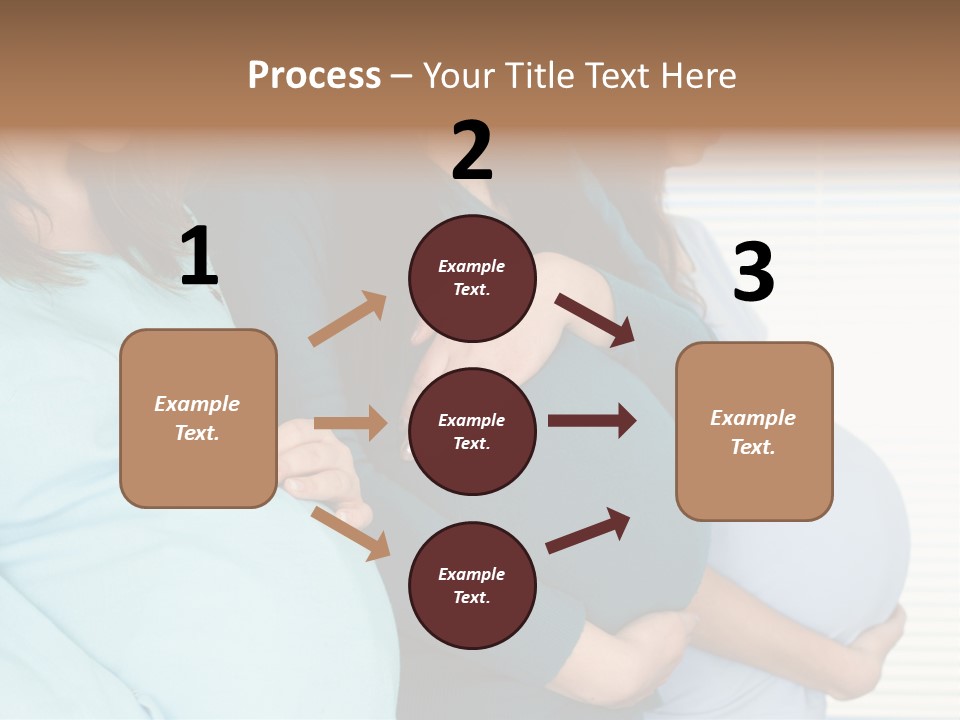 Motherhood Child Standing PowerPoint Template