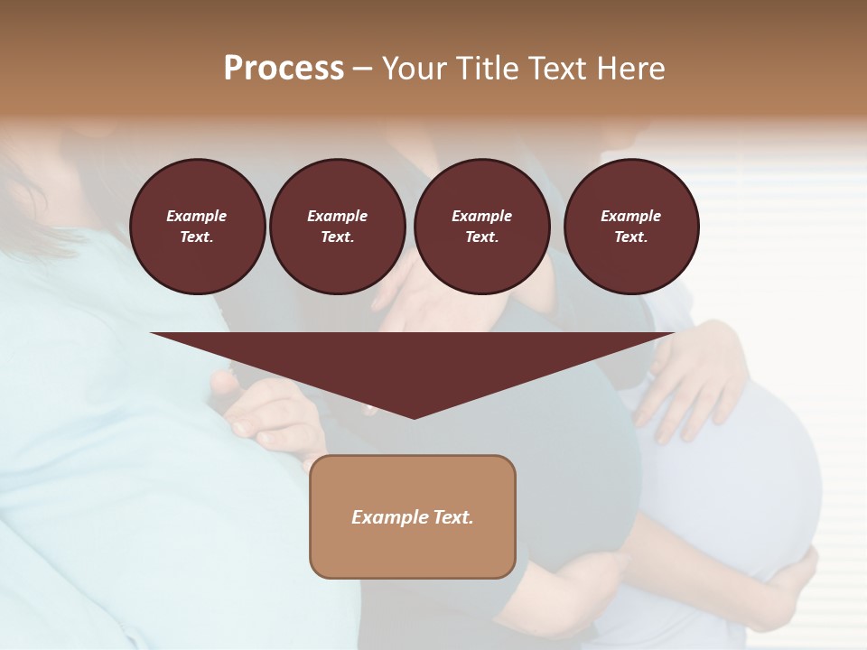 Motherhood Child Standing PowerPoint Template