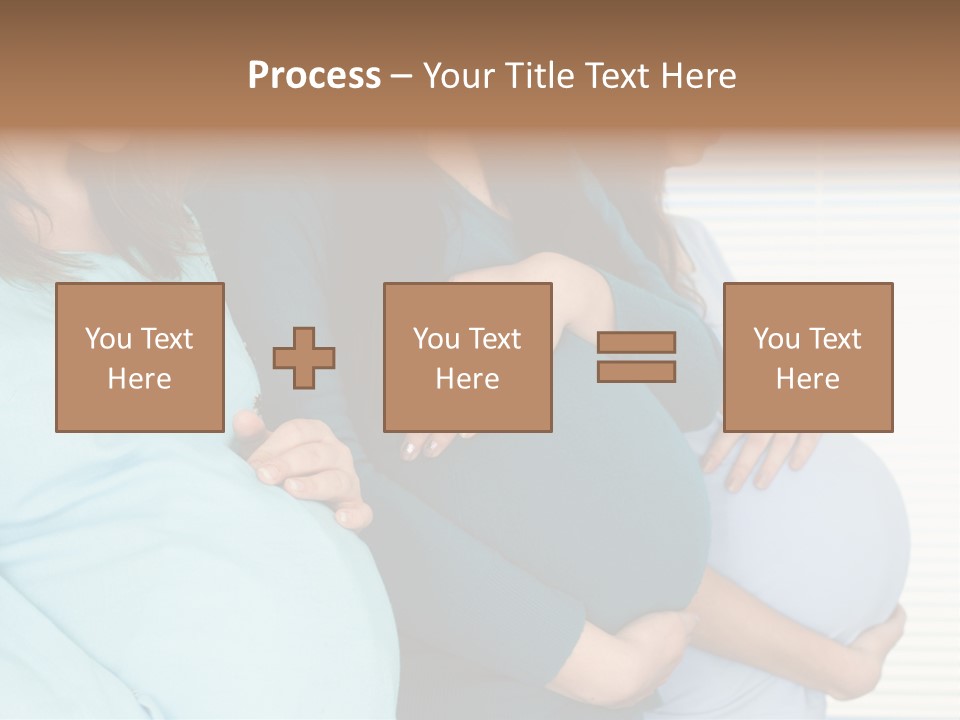 Motherhood Child Standing PowerPoint Template