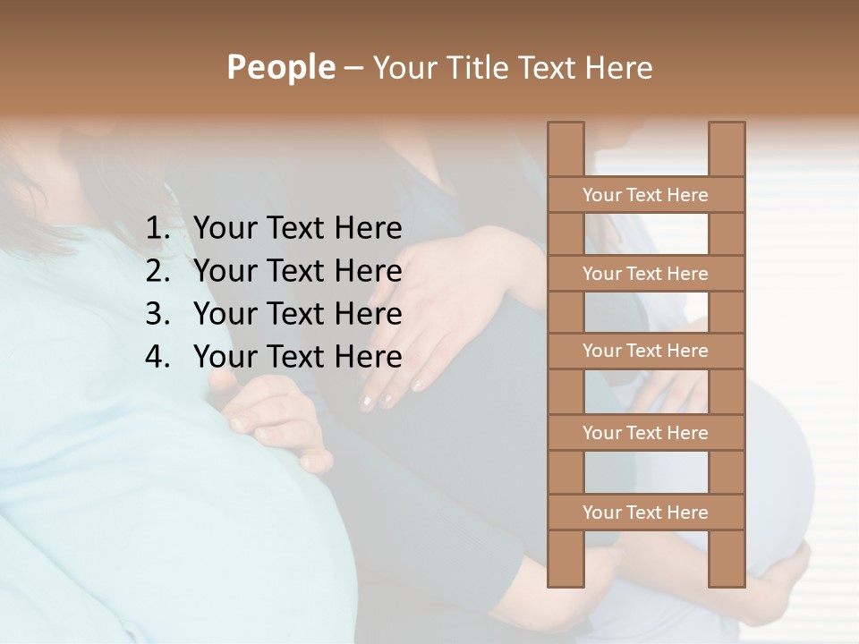 Motherhood Child Standing PowerPoint Template