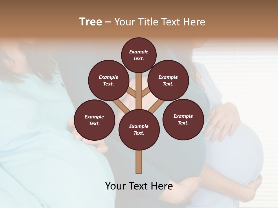 Motherhood Child Standing PowerPoint Template