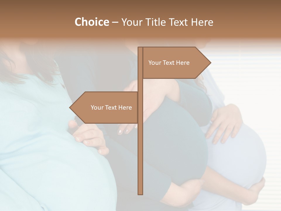 Motherhood Child Standing PowerPoint Template