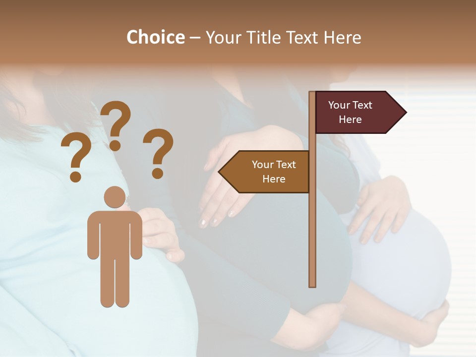 Motherhood Child Standing PowerPoint Template