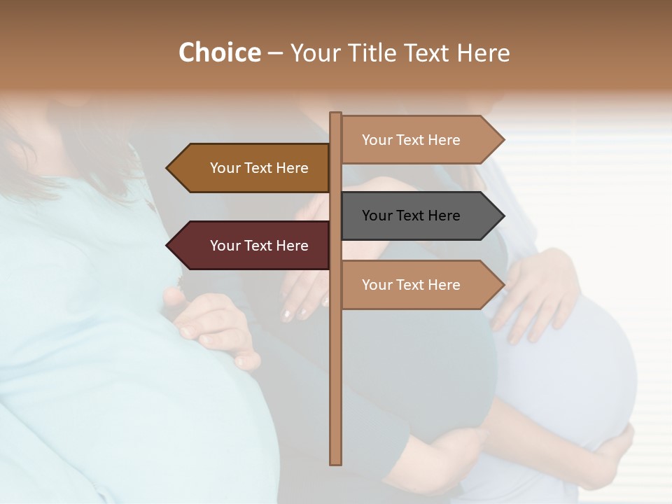 Motherhood Child Standing PowerPoint Template