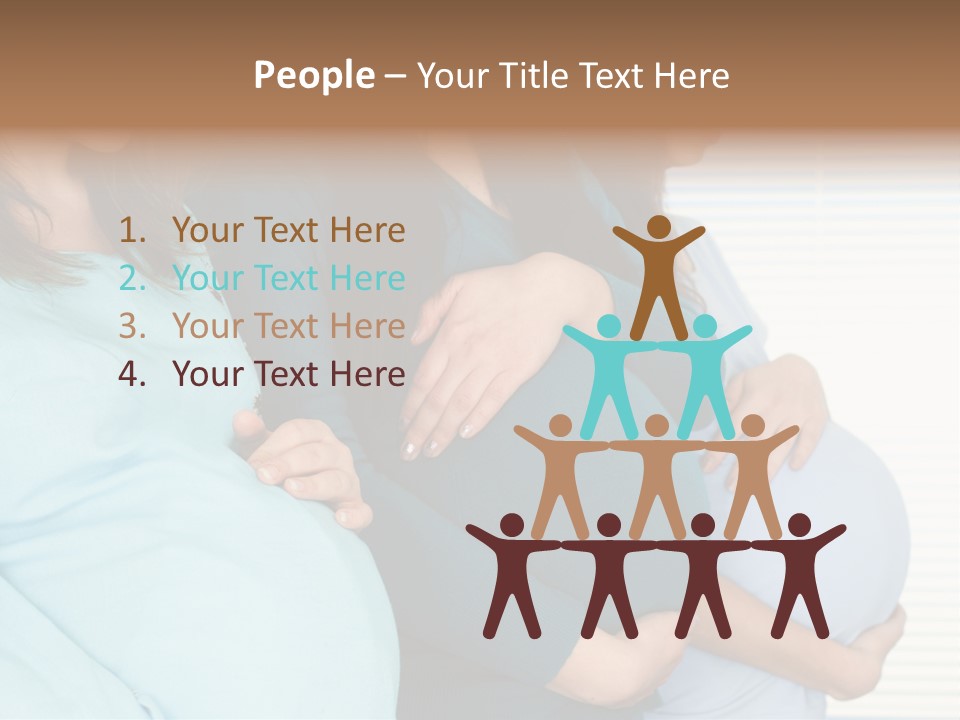 Motherhood Child Standing PowerPoint Template