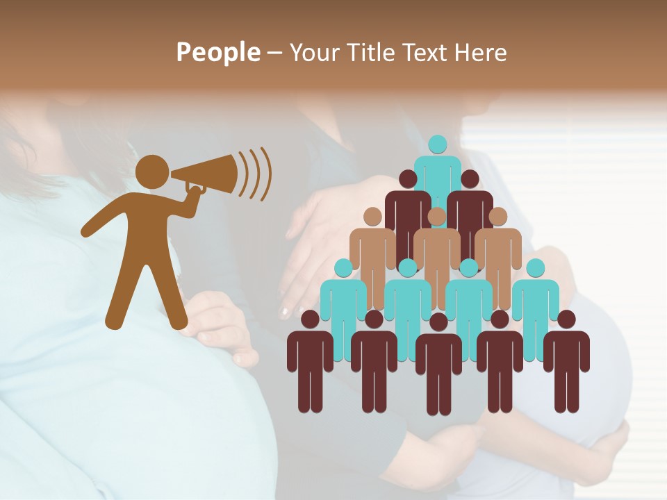 Motherhood Child Standing PowerPoint Template