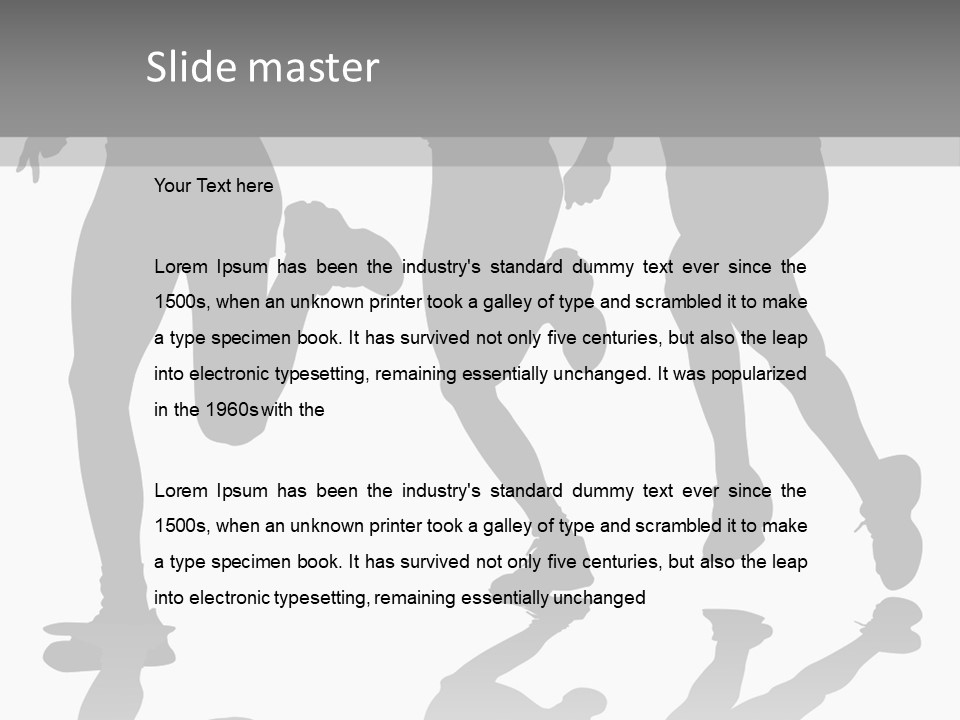 Athletic Speed Sport PowerPoint Template