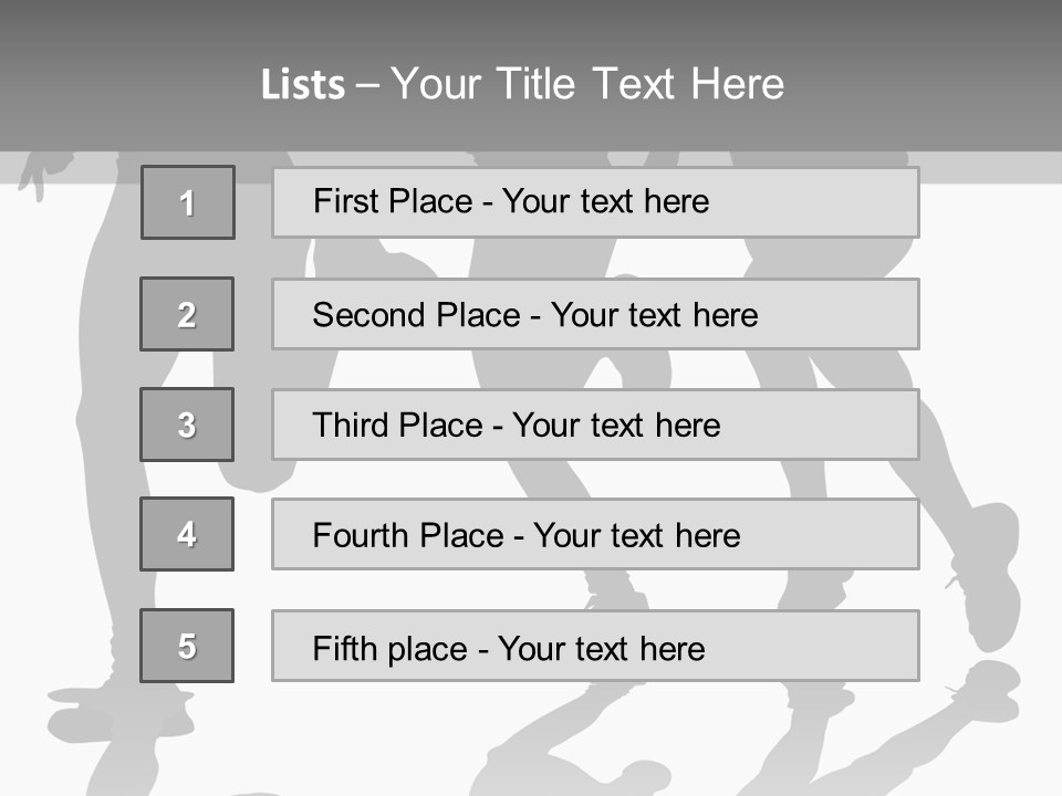 Athletic Speed Sport PowerPoint Template