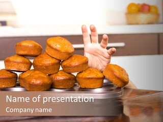Sneaky Dessert Domestic PowerPoint Template