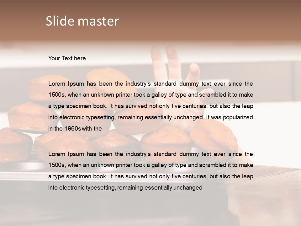 Sneaky Dessert Domestic PowerPoint Template