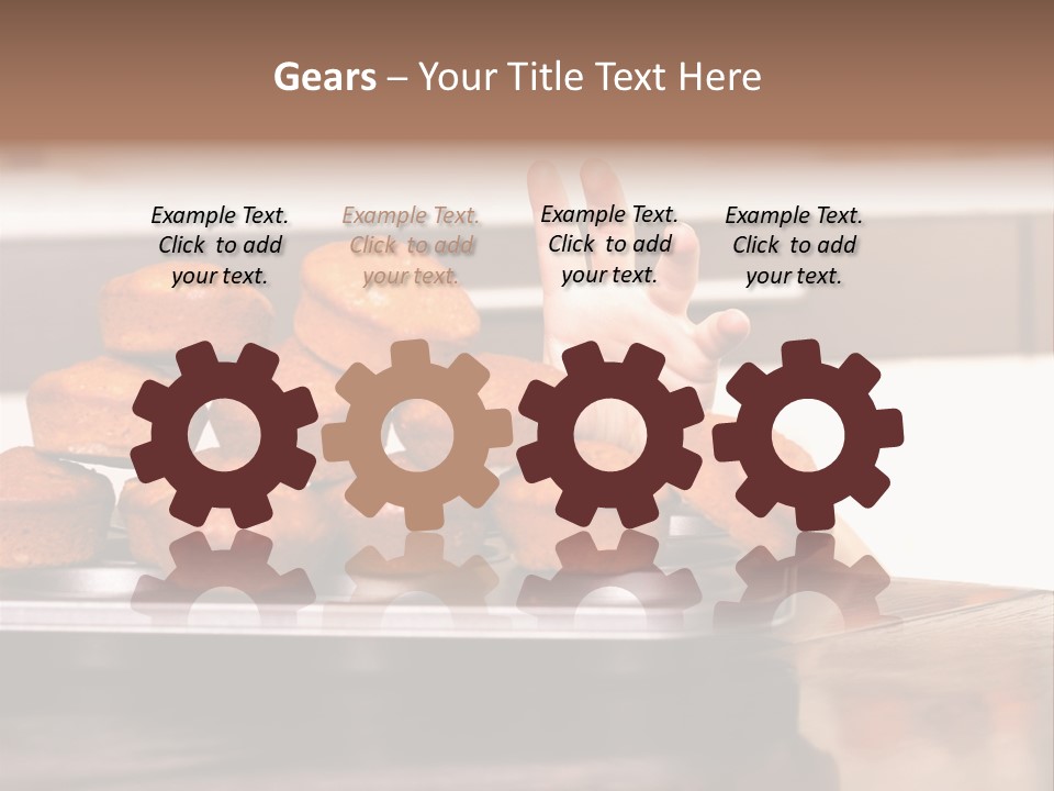 Sneaky Dessert Domestic PowerPoint Template