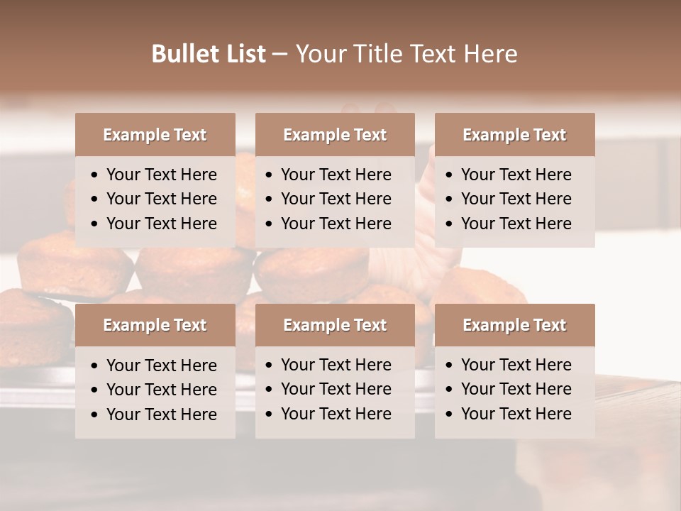 Sneaky Dessert Domestic PowerPoint Template