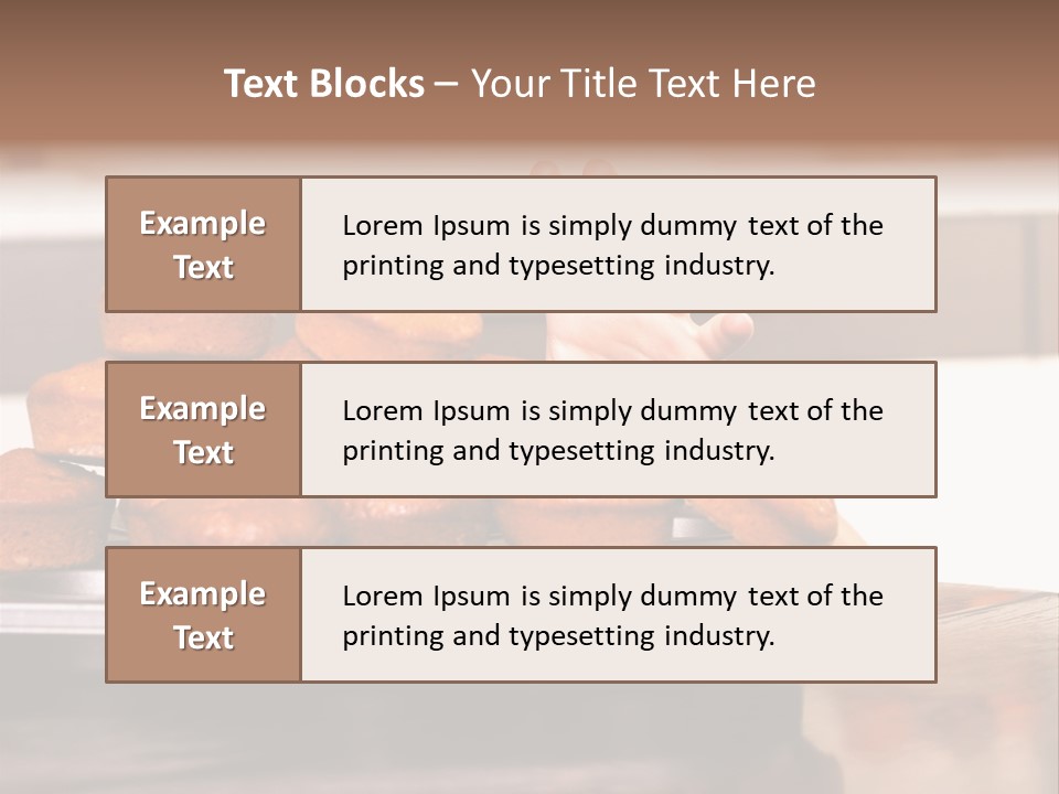Sneaky Dessert Domestic PowerPoint Template