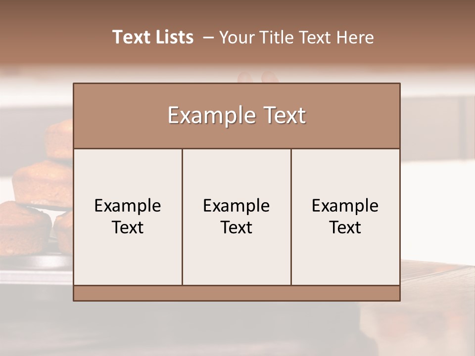 Sneaky Dessert Domestic PowerPoint Template