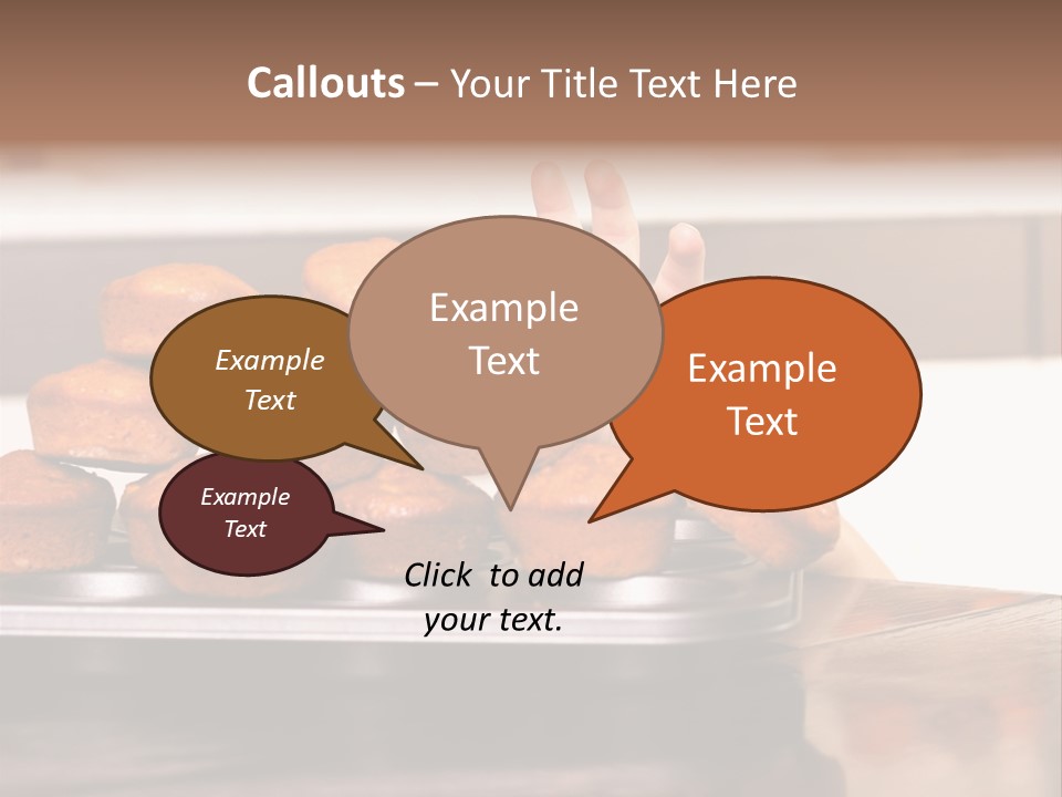 Sneaky Dessert Domestic PowerPoint Template